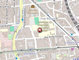 Carte de Warm Up Studio à Marseille