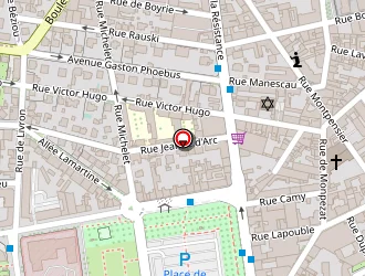 Carte de Guescon Caprie à Pau