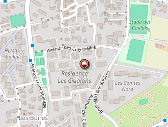 Carte de Les Jardins D'artémis à Marseille