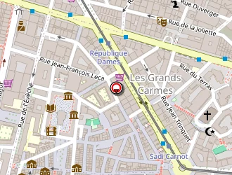 Carte de La Terrasse Du Panier à Marseille