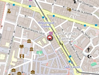 Carte de L'atelier D'agnes à Marseille