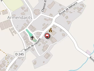 Carte de Fronton à Armendarits