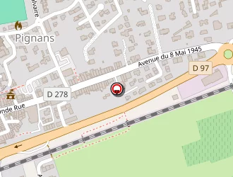 Carte de Sud Charpentes à Pignans