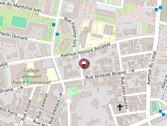 Carte de Institut Cleopatre à Pau