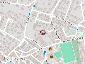 Carte de Céline Coiffure à Portiragnes