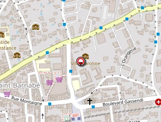 Carte de Espace Montaigne à Marseille