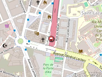 Carte de Beauty Shoes à Marseille