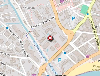 Carte de Belle Aurore Hostellerie à Sainte-maxime