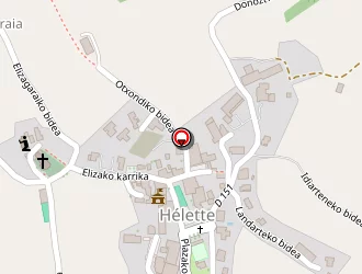 Carte de La Poste à Hélette