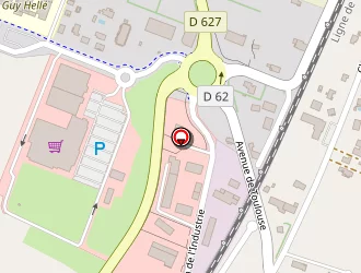 Carte de Becas Jean à Carbonne