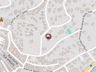 Carte de La Bicyclette à Sainte-maxime