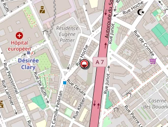 Carte de Auto Pieces à Marseille