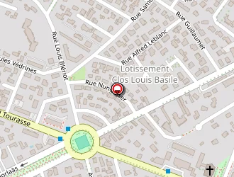 Carte de Gaspar Céline à Pau