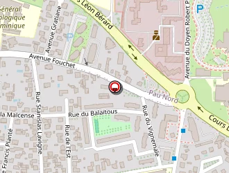 Carte de Gymnase Clermont à Pau