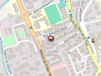 Carte de Le Centre à Sainte-maxime