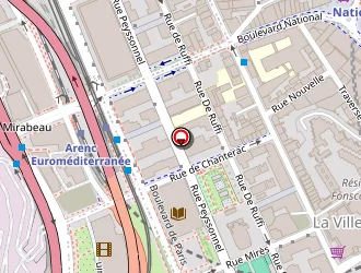 Carte de B&b Hôtel à Marseille