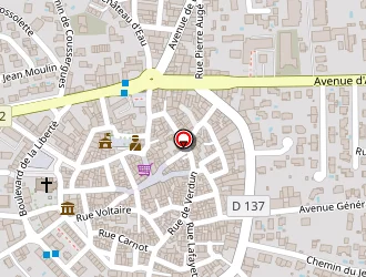 Carte de Hôtel Le Gambetta à Vias