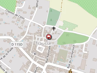 Carte de Verstraeten à Trausse