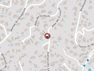 Carte de Rocher Jérôme à Sainte-maxime