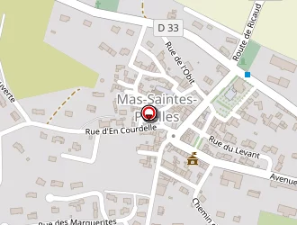 Carte de La Poste à Mas-saintes-puelles