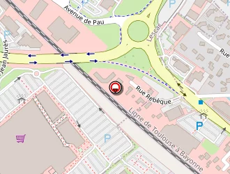 Carte de Sas Mano à Lons