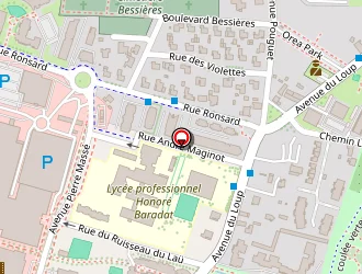 Carte de Pyrene 64 à Pau