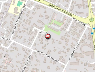 Carte de Adommeca à Billère