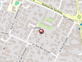 Carte de Lafitte Bruno à Billère