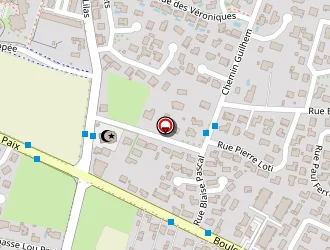 Carte de Les Bruyères à Pau