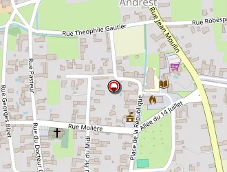 Carte de S.i.a.e.p Tarbes Nord à Andrest