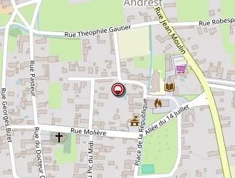 Carte de Aire De Jeux à Andrest