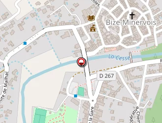 Carte de Centre De Secours à Bize-minervois