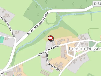 Carte de Ecole à Ponson-dessus