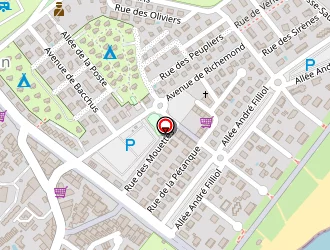 Carte de Le Chalut à Marseillan