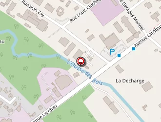 Carte de Cazet (sti) à Pau