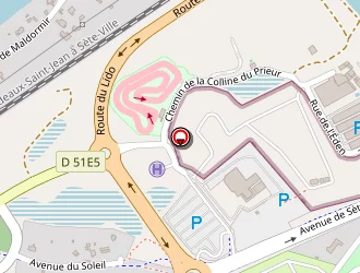 Carte de Le Marina à Marseillan