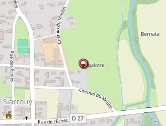 Carte de Casaus à Siarrouy