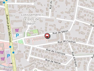 Carte de Atlantic Hôtel à Pau