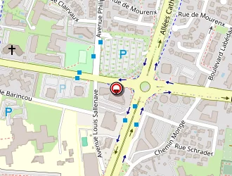 Carte de Le Comptoir Immobilier à Pau