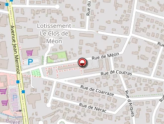 Carte de Lacoste Frédéric à Pau