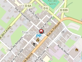 Carte de Lile Pascal à Trie-sur-baïse