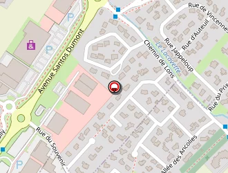 Carte de Hotel Ibis à Lescar