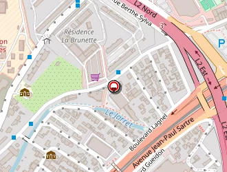 Carte de Laines Center à Marseille