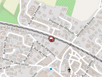 Carte de La Paniere à Cers