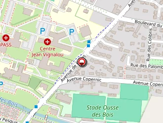 Carte de Ehpad Usld Jean Vignalou à Pau