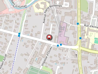 Carte de Lons Lavage à Lons