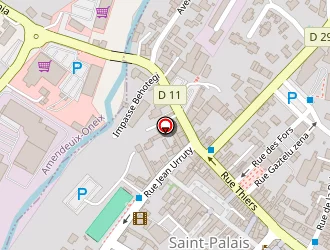 Carte de Job Express à Saint-palais