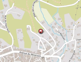 Carte de Hôtel D'alibert à Caunes-minervois