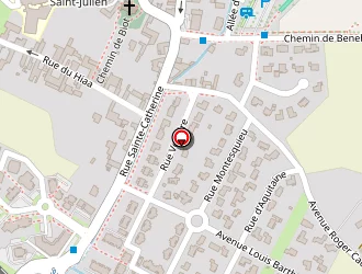 Carte de Abellis à Lescar