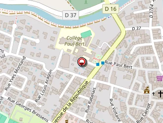 Carte de Collège Paul Bert à Capestang